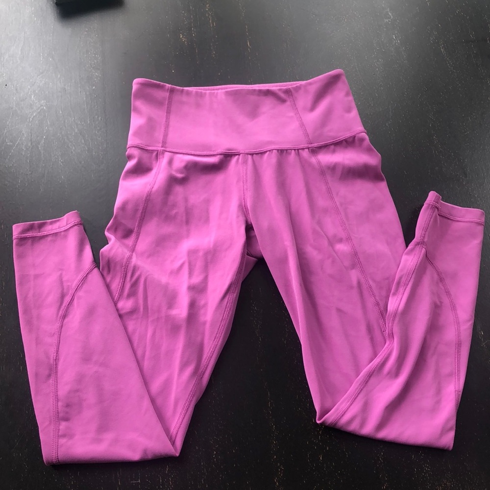 Athleta Salutation 7/8 Powervita Tight XS Pink